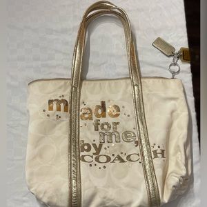 Coach Tote Bag for sale! (the original “Made For Me By Coach”)